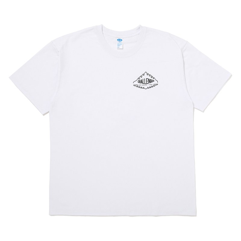 画像1: CHALLENGER/SNAKE TEE（WHITE）［スネークT-26秋冬］