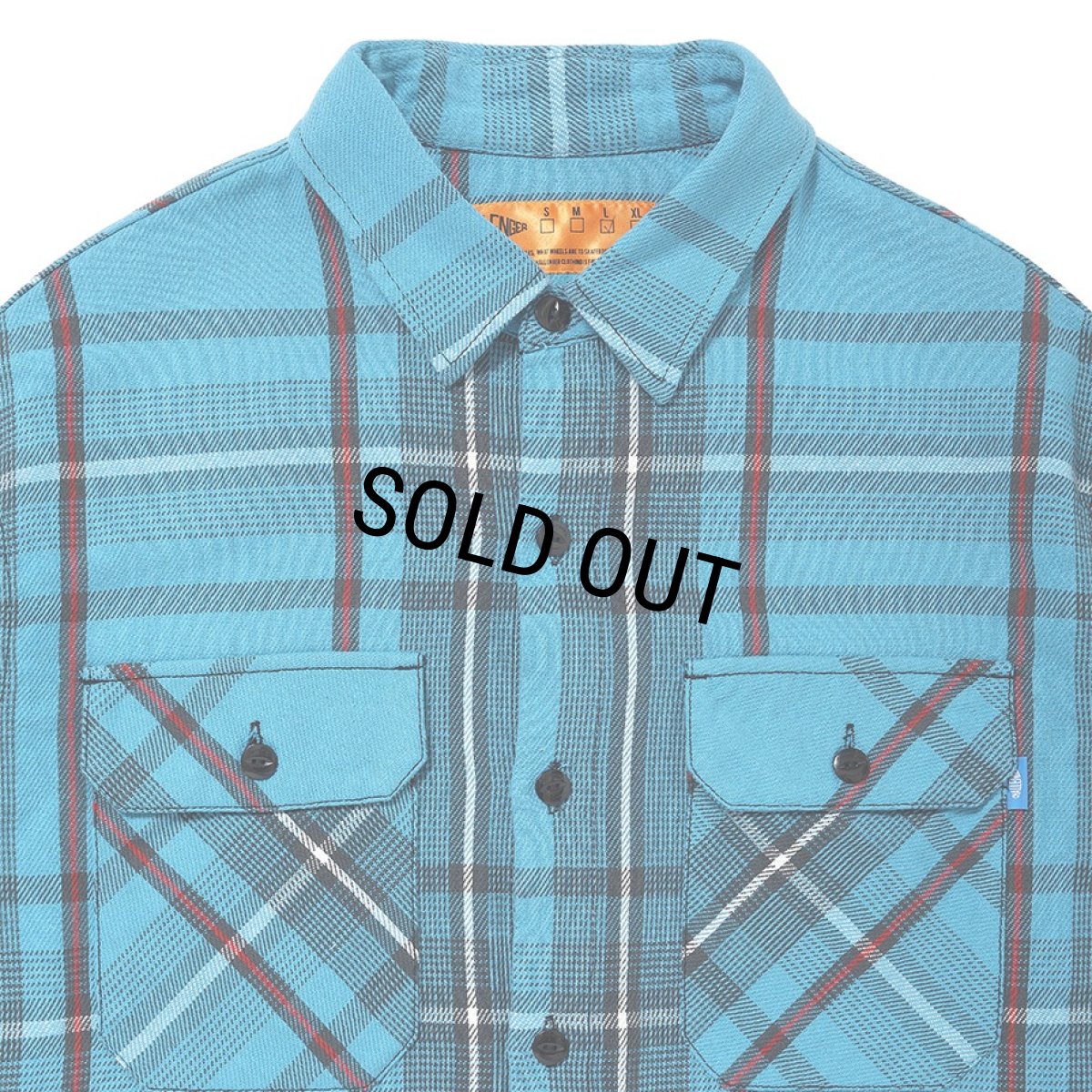 画像3: CHALLENGER/CLASSIC PLAID SHIRT（TURQUOISE）［クラシックチェックシャツ-26秋冬］ (3)