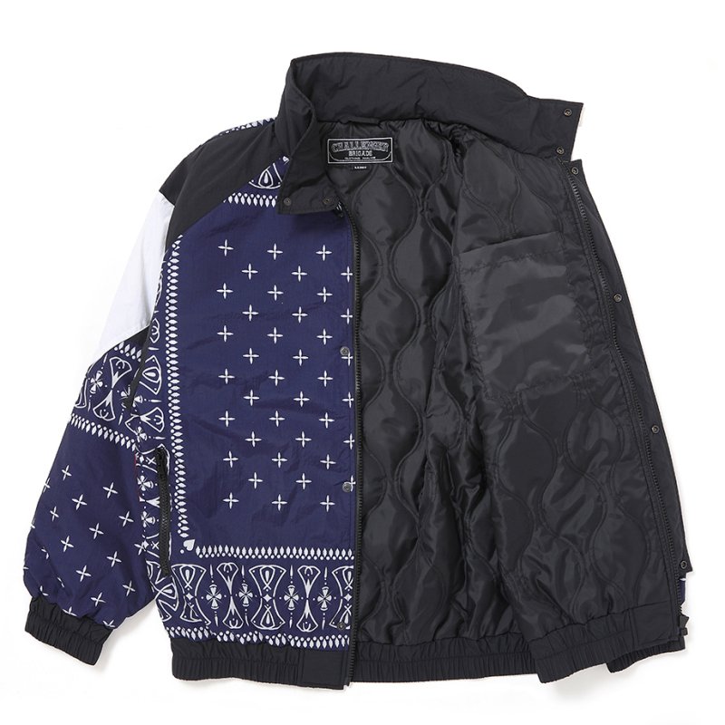 ジャケット・アウター Challenger BANDANA 80's JACKET L 25AW CHALLENGER/BANDANA 80'S JACKET（NAVY）［バンダナ80'S JKT-25秋冬