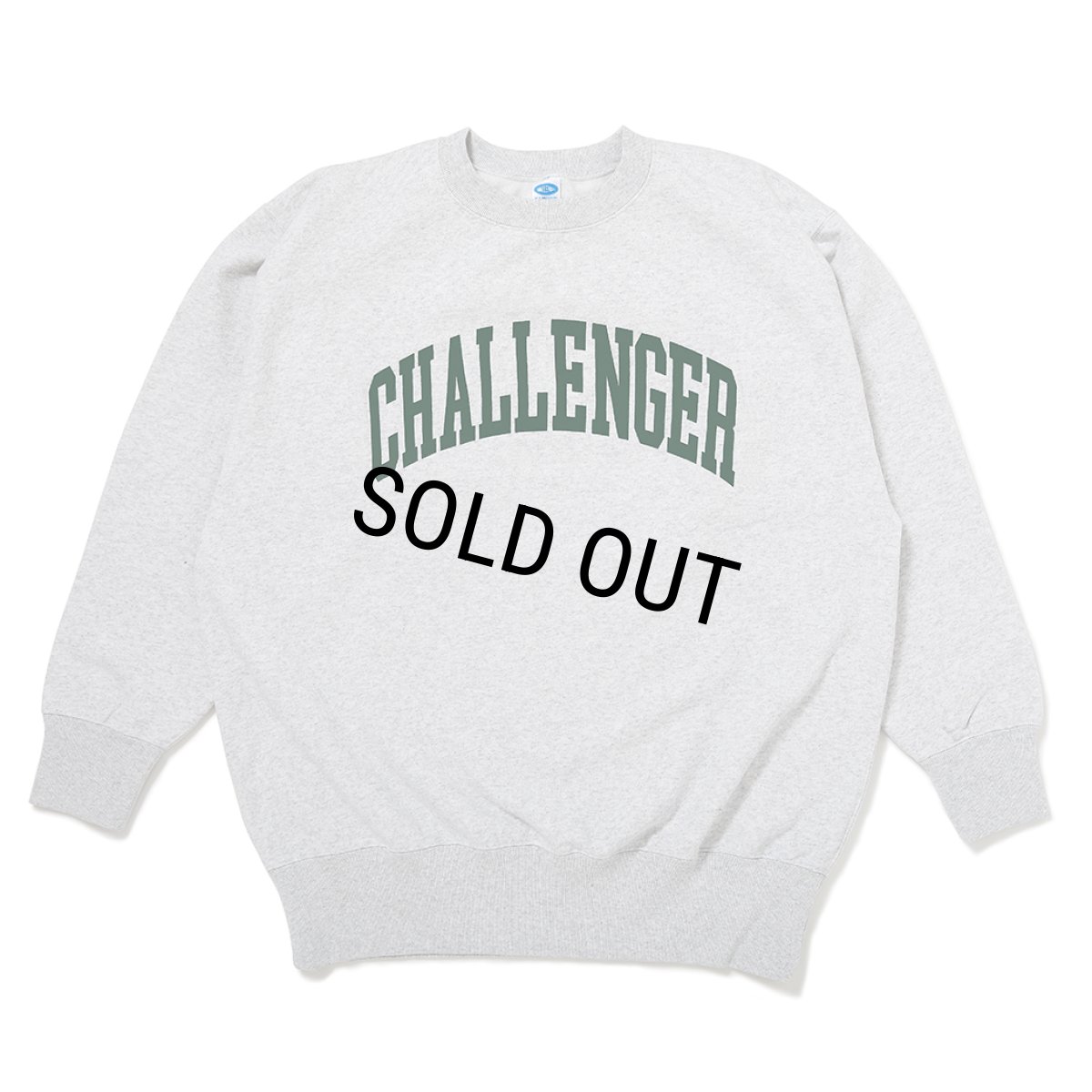 画像1: CHALLENGER/COLLEGE C/N SWEAT（GRAY）［カレッジスウェット-26秋冬］ (1)