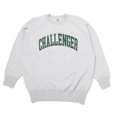 画像1: CHALLENGER/COLLEGE C/N SWEAT（GRAY）［カレッジスウェット-26秋冬］ (1)