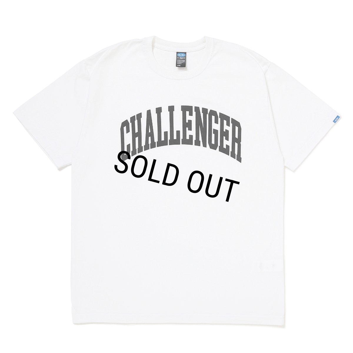 画像1: CHALLENGER/COLLEGE TEE（WHITE）［カレッジT-26秋冬］ (1)
