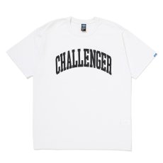 画像1: CHALLENGER/COLLEGE TEE（WHITE）［カレッジT-26秋冬］ (1)