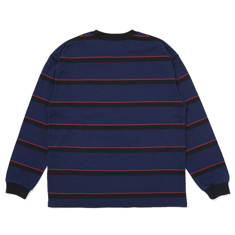 画像2: CHALLENGER/L/S AUTHENTIC BORDER TEE（NAVY）［オーセンティックボーダー長袖T-26秋冬］
