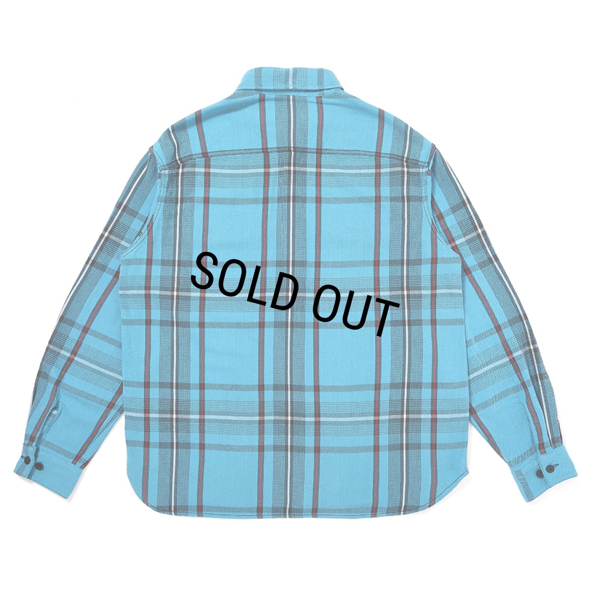画像2: CHALLENGER/CLASSIC PLAID SHIRT（TURQUOISE）［クラシックチェックシャツ-26秋冬］ (2)