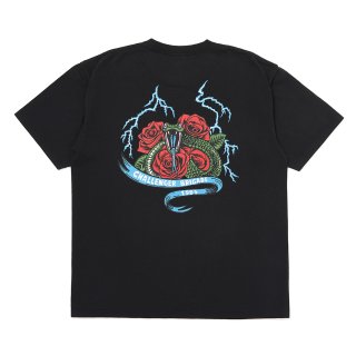 CHALLENGER/SNAKE TEE（BLACK）［スネークT-26秋冬］ - JONAS