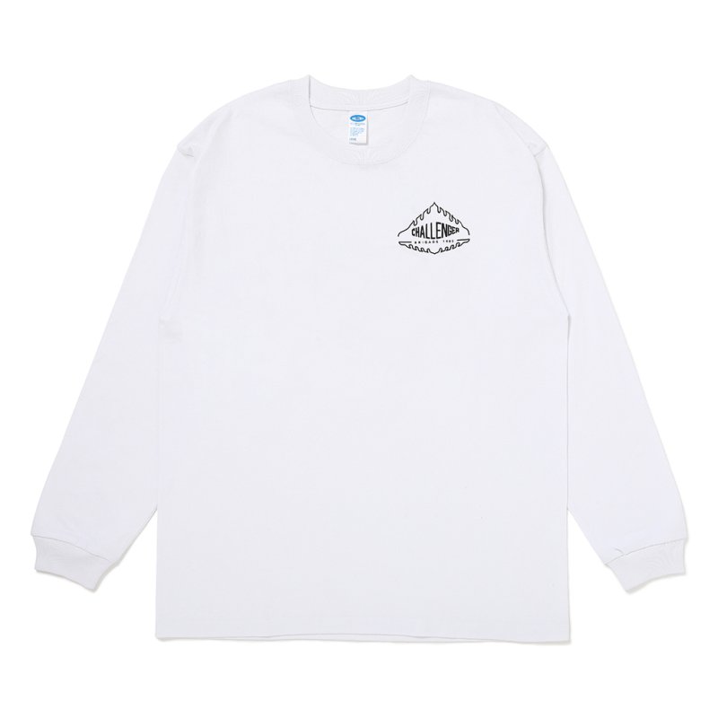 画像1: CHALLENGER/L/S SNAKE TEE（WHITE）［スネーク長袖T-26秋冬］
