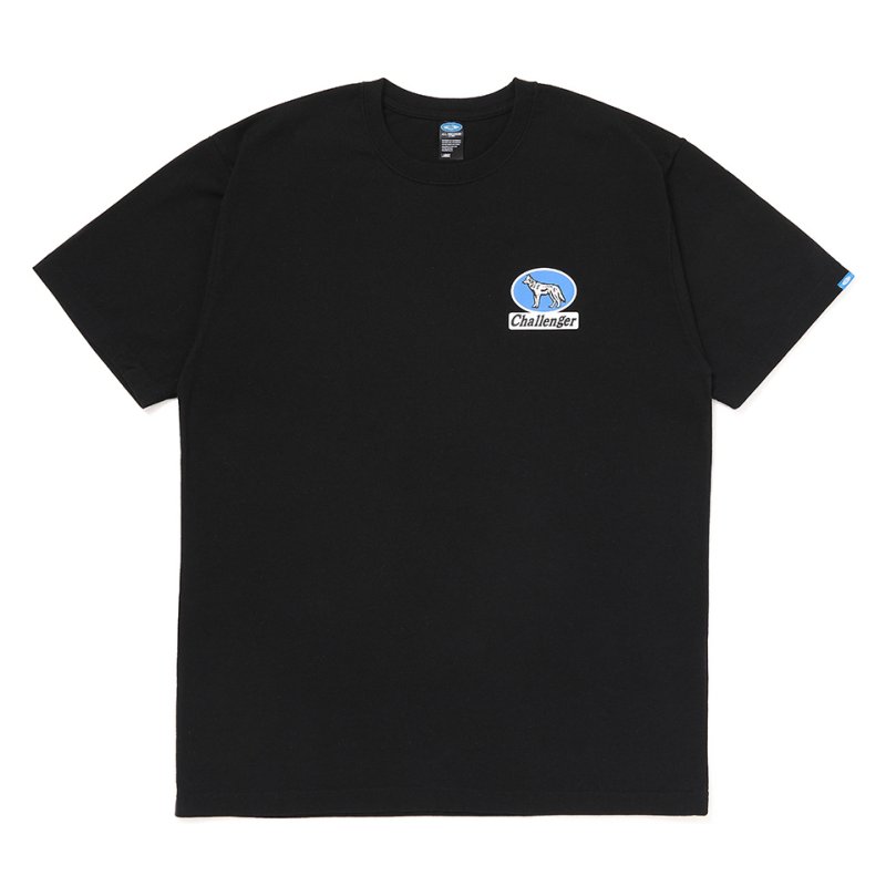 画像1: CHALLENGER/WOLF TEE（BLACK）［ウルフT-26秋冬］