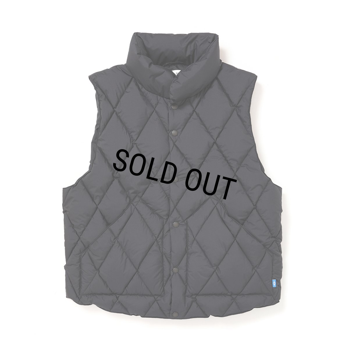 画像1: CHALLENGER/QUILTING DOWN VEST（BLACK）［キルティングダウンベスト-26秋冬］ (1)