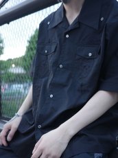 画像4: BUENA VISTA/Guayabera s/s shirt（BLACK）［キューバシャツ-26春夏］ (4)