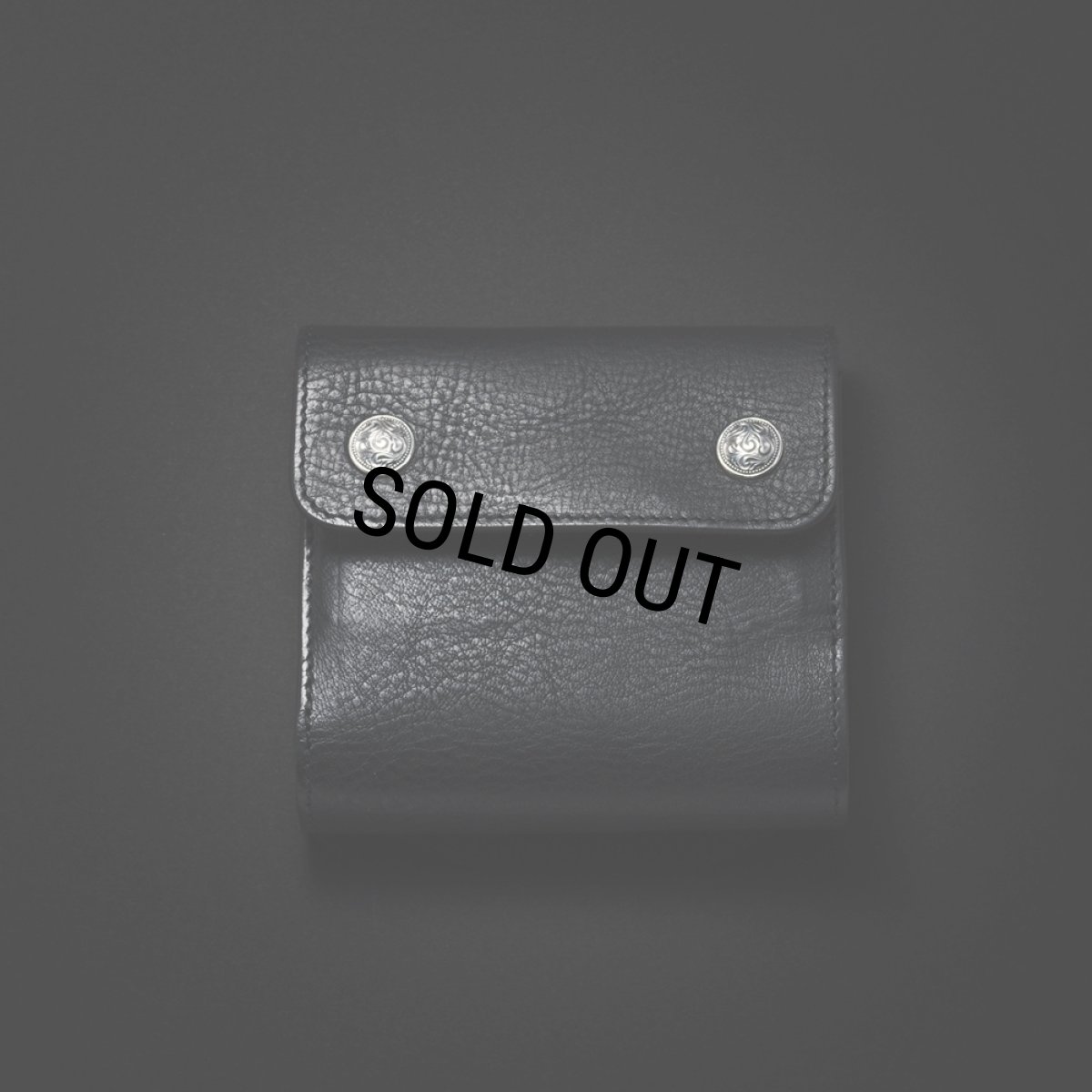 画像1: ANTIDOTE BUYERS CLUB/Trifold Wallet（Black/Grain Leather） (1)