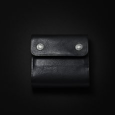 画像1: ANTIDOTE BUYERS CLUB/Trifold Wallet（Black/Grain Leather） (1)