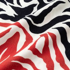 画像7: CALEE/ZEBRA FLAME PATTERN S/S SH（BLACK/RED）［ゼブラフレイムシャツ-26春夏］ (7)