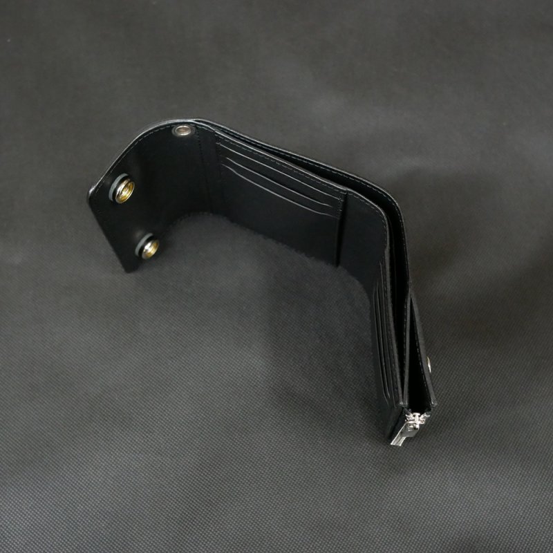 画像3: ANTIDOTE BUYERS CLUB/Trifold Wallet（Black/Grain Leather）