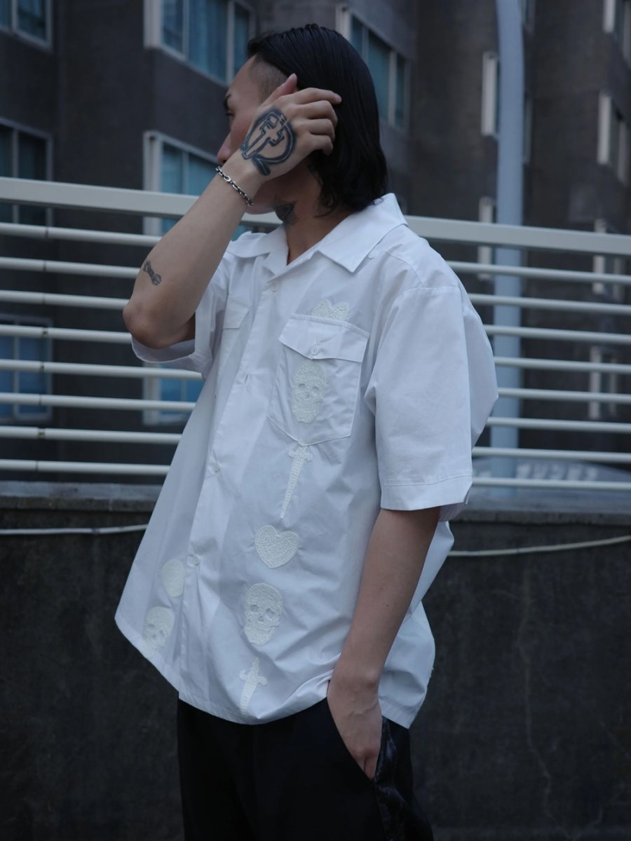 画像4: BUENA VISTA/Guayabera s/s shirt（OFF WHITE）［キューバシャツ-26春夏］ (4)