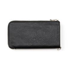 画像2: CALEE/STUDS LEATHER ZIP MULTI LONG WALLET（BLACK）［レザージップマルチロングウォレット-26春夏］ (2)