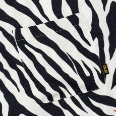 画像5: CALEE/ZEBRA FLAME PATTERN S/S SH（BLACK/RED）［ゼブラフレイムシャツ-26春夏］ (5)