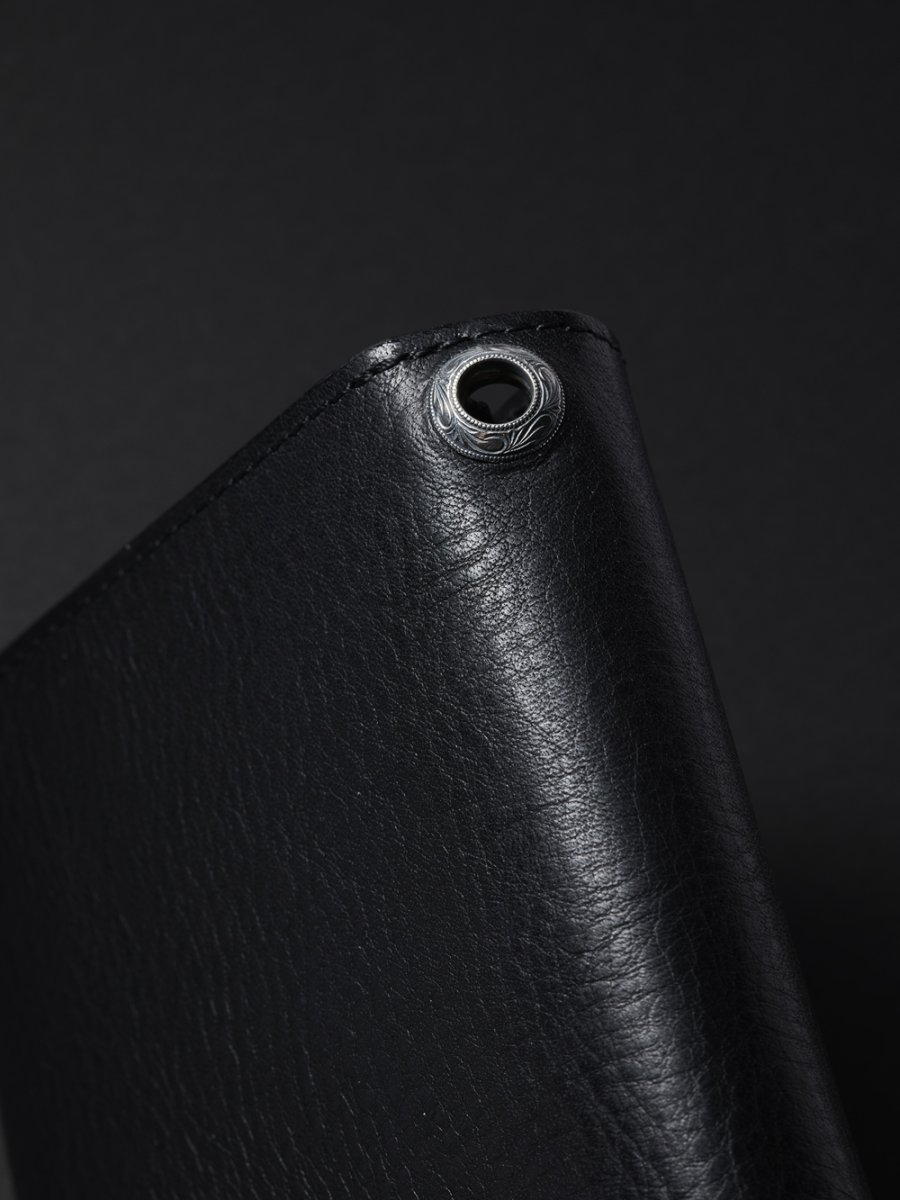 画像6: ANTIDOTE BUYERS CLUB/Trifold Wallet（Black/Grain Leather） (6)