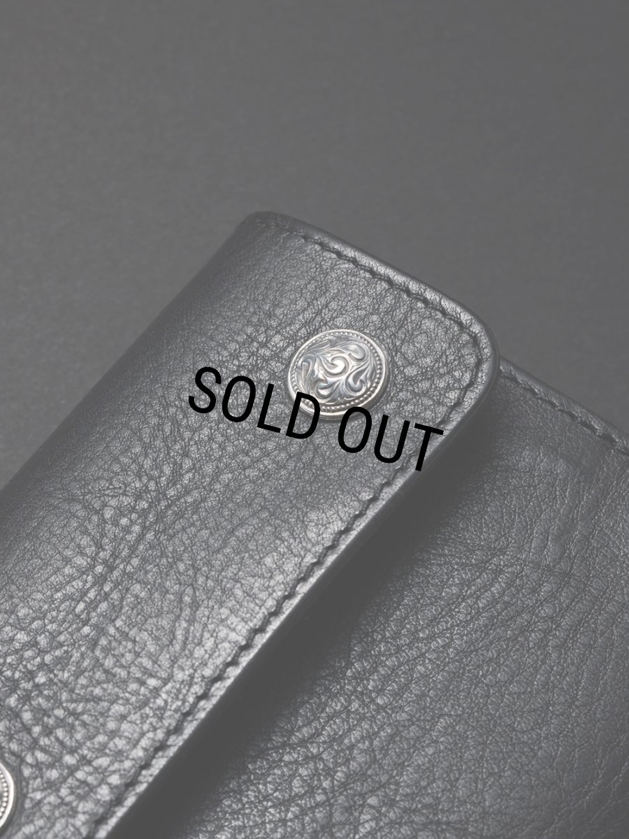 画像5: ANTIDOTE BUYERS CLUB/Trifold Wallet（Black/Grain Leather） (5)