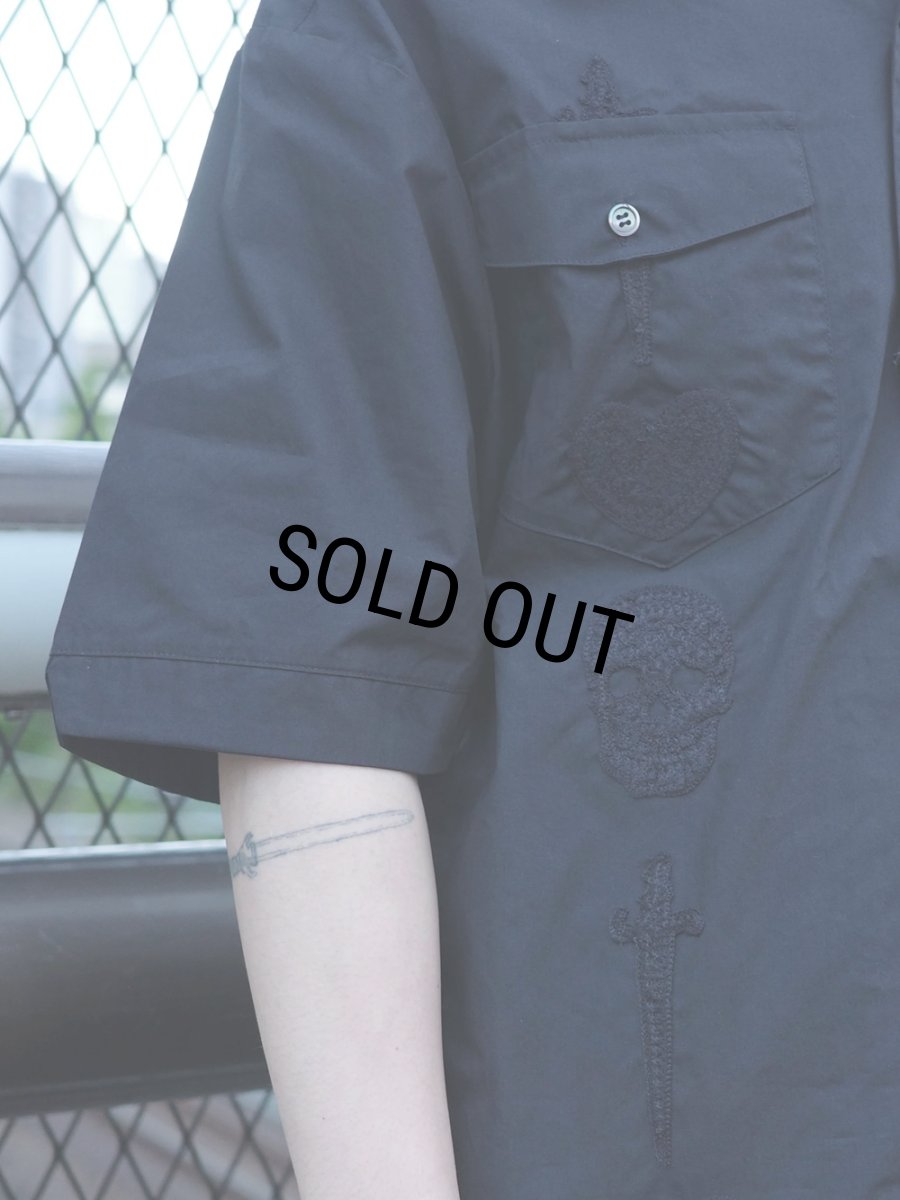 画像5: 【30%OFF】BUENA VISTA/Guayabera s/s shirt（BLACK）［キューバシャツ-26春夏］ (5)
