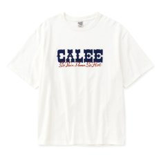 画像1: CALEE/CALEE LOGO TEE（WHITE）［プリントT-26春夏］ (1)