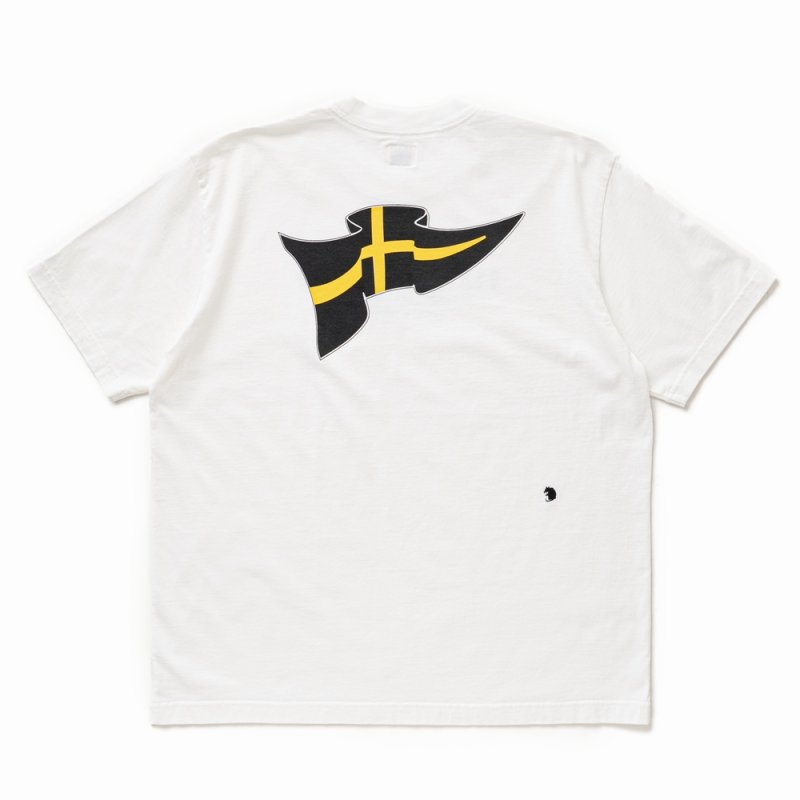 画像2: RATS/FLAG TEE（WHITE）［フラッグT-26春夏］