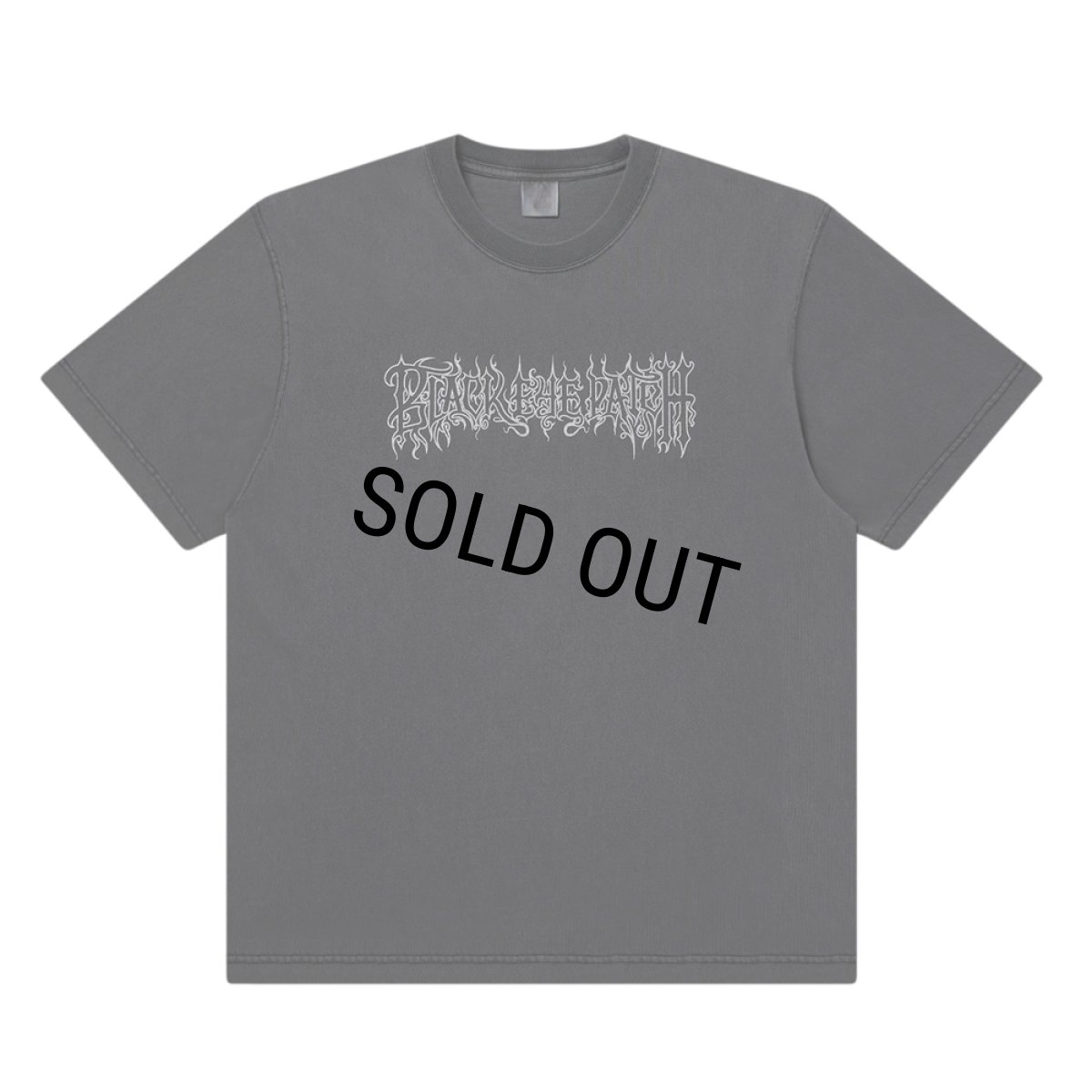 画像2: BlackEyePatch/BLACK METAL LOGO TEE（WASHED BLACK） (2)