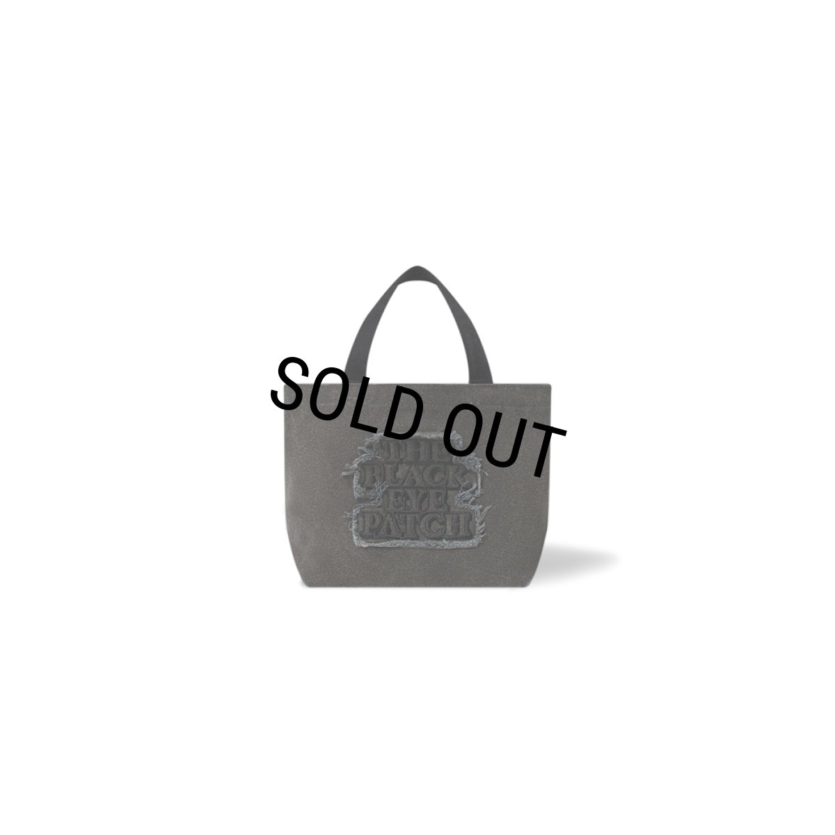 画像1: BlackEyePatch/OG LABEL APPLIQUE SMALL TOTE（BLACK） (1)