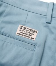 画像2: WACKO MARIA/SOLBIATI / DOUBLE PLEATED SHORT TROUSERS（BLUE）［ツータックチノショーツ-26春夏］ (2)