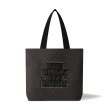 BlackEyePatch/OG LABEL APPLIQUE LARGE TOTE（BLACK） - JONAS
