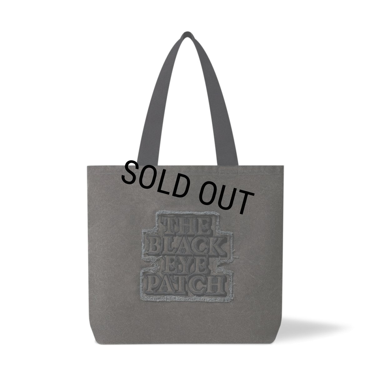 画像1: BlackEyePatch/OG LABEL APPLIQUE LARGE TOTE（BLACK） (1)