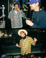 画像5: WACKO MARIA/OMBRE CHECK OPEN COLLAR SHIRT（YELLOW）［オンブレチェックオープンカラーシャツ-26春夏］ (5)