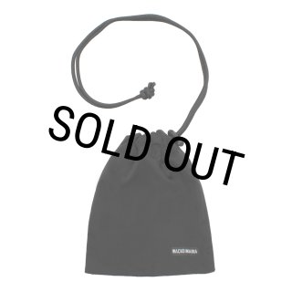 WACKO MARIA/DRAWSTRING BAG（BLACK）［ドローストリングバッグ-26春夏