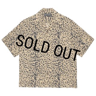 WACKO MARIA/LEOPARD HAWAIIAN SHIRT（BROWN）［レオパードハワイアン