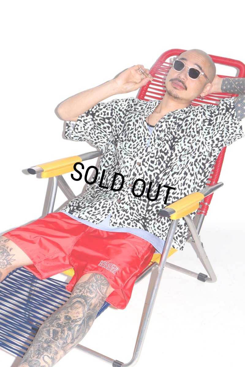 画像8: WACKO MARIA/LEOPARD HAWAIIAN SHIRT（IVORY）［レオパードハワイアンシャツ-26春夏］ (8)