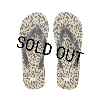 靴 27 wackomaria HAYN LEOPARD BEACH SANDALS WACKO MARIA/HAYN / LEOPARD BEACH SANDALS（BROWN）［レオパード