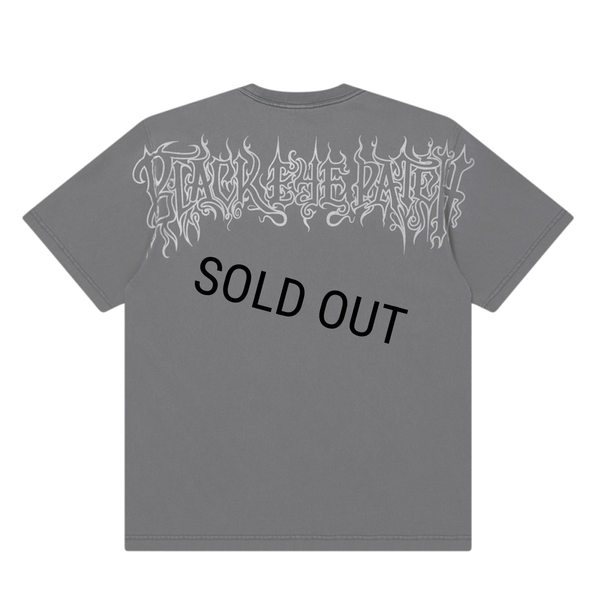 画像1: BlackEyePatch/BLACK METAL LOGO TEE（WASHED BLACK） (1)