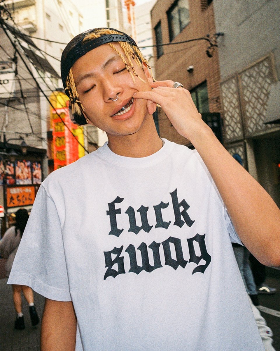 画像4: BlackEyePatch/FUCK SWAG TEE（WHITE） (4)