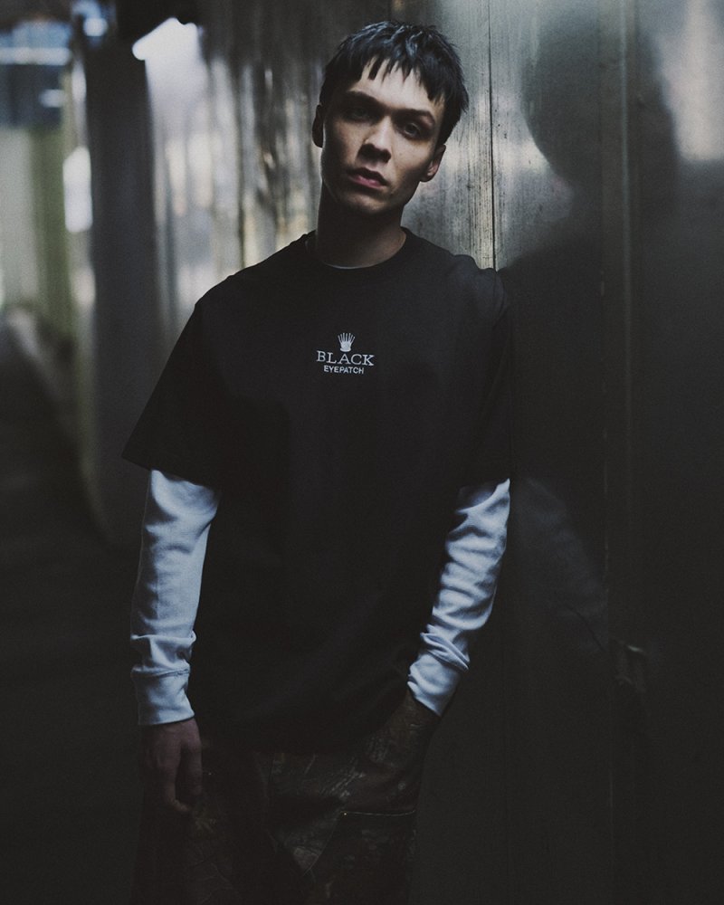 画像3: BlackEyePatch/CHRONO CROWN LOGO TEE(CHARCOAL)