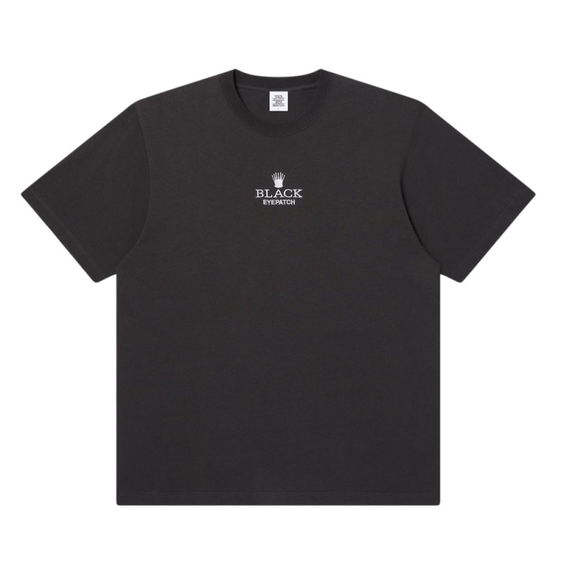 画像1: BlackEyePatch/CHRONO CROWN LOGO TEE(CHARCOAL)