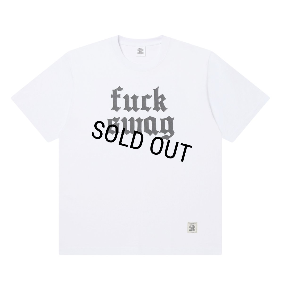 画像1: BlackEyePatch/FUCK SWAG TEE（WHITE） (1)