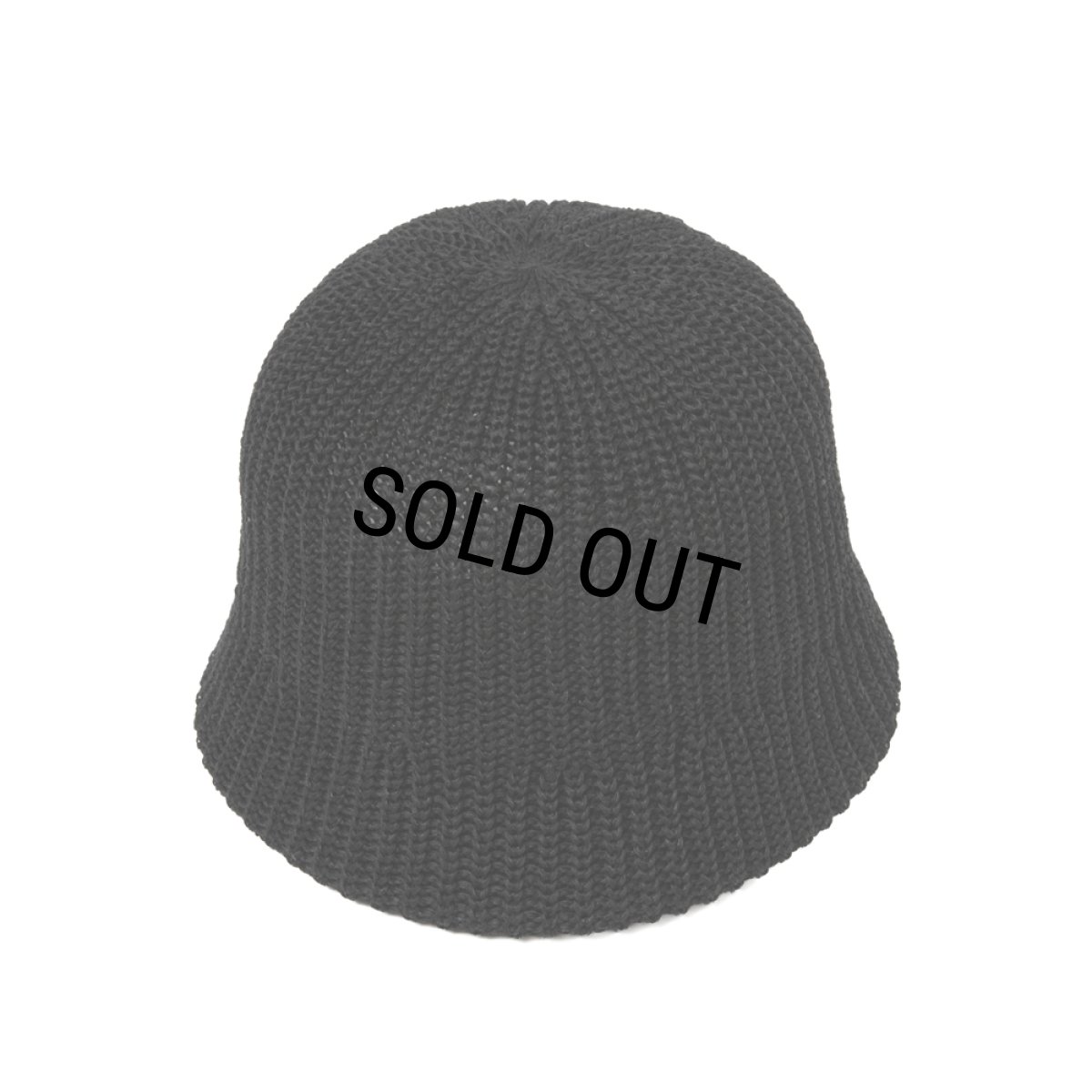 画像2: COOTIE PRODUCTIONS/Knit Crusher Hat（Black）［ニットクラッシャーハット-26春夏］ (2)