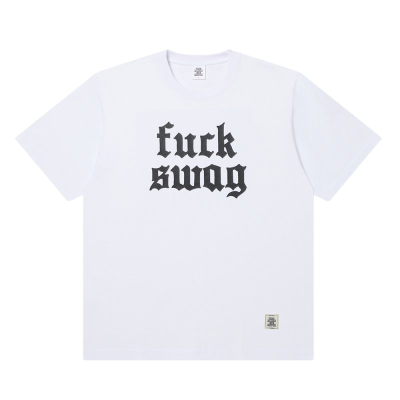 画像1: BlackEyePatch/FUCK SWAG TEE（WHITE）