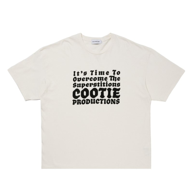 画像1: COOTIE PRODUCTIONS/Gas Boil Zimbabwe Jersey S/S Tee - 1（Off Ivory）［プリントT-26春夏］