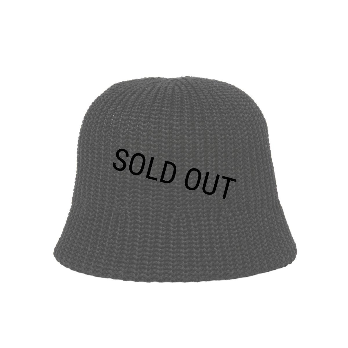 画像1: COOTIE PRODUCTIONS/Knit Crusher Hat（Black）［ニットクラッシャーハット-26春夏］ (1)