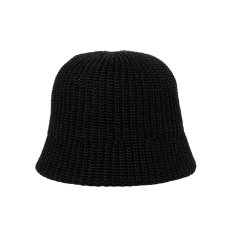 画像1: COOTIE PRODUCTIONS/Knit Crusher Hat（Black）［ニットクラッシャーハット-26春夏］ (1)