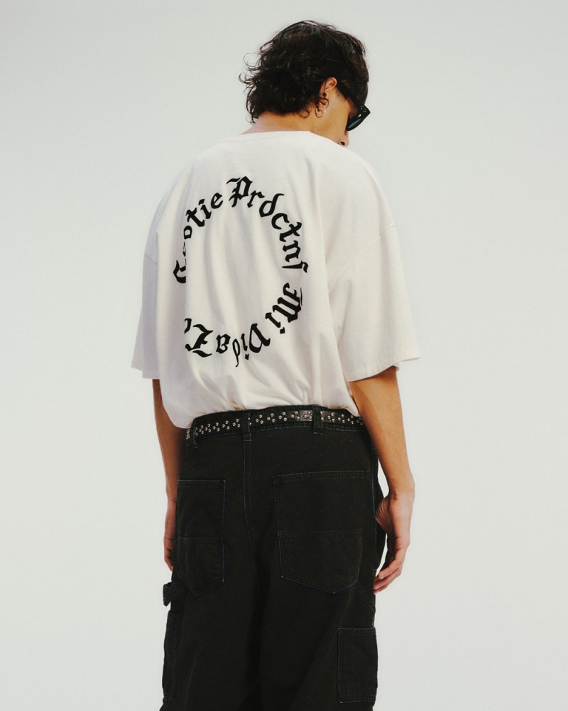 画像3: COOTIE PRODUCTIONS/Gas Boil Zimbabwe Jersey S/S Tee - 2（Off Ivory）［プリントT-26春夏］