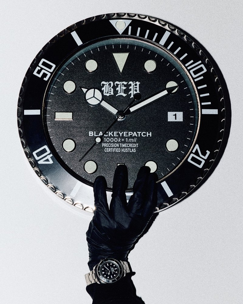 画像3: BlackEyePatch/OE DIAL WALL CLOCK（BLACK）