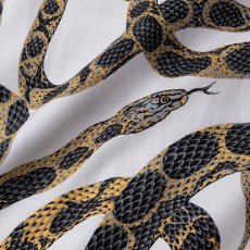 画像7: CALEE/ALLOVER SNAKE PATTERN S/S SH（ICY WHITE）［スネークパターンシャツ-26春夏］ (7)