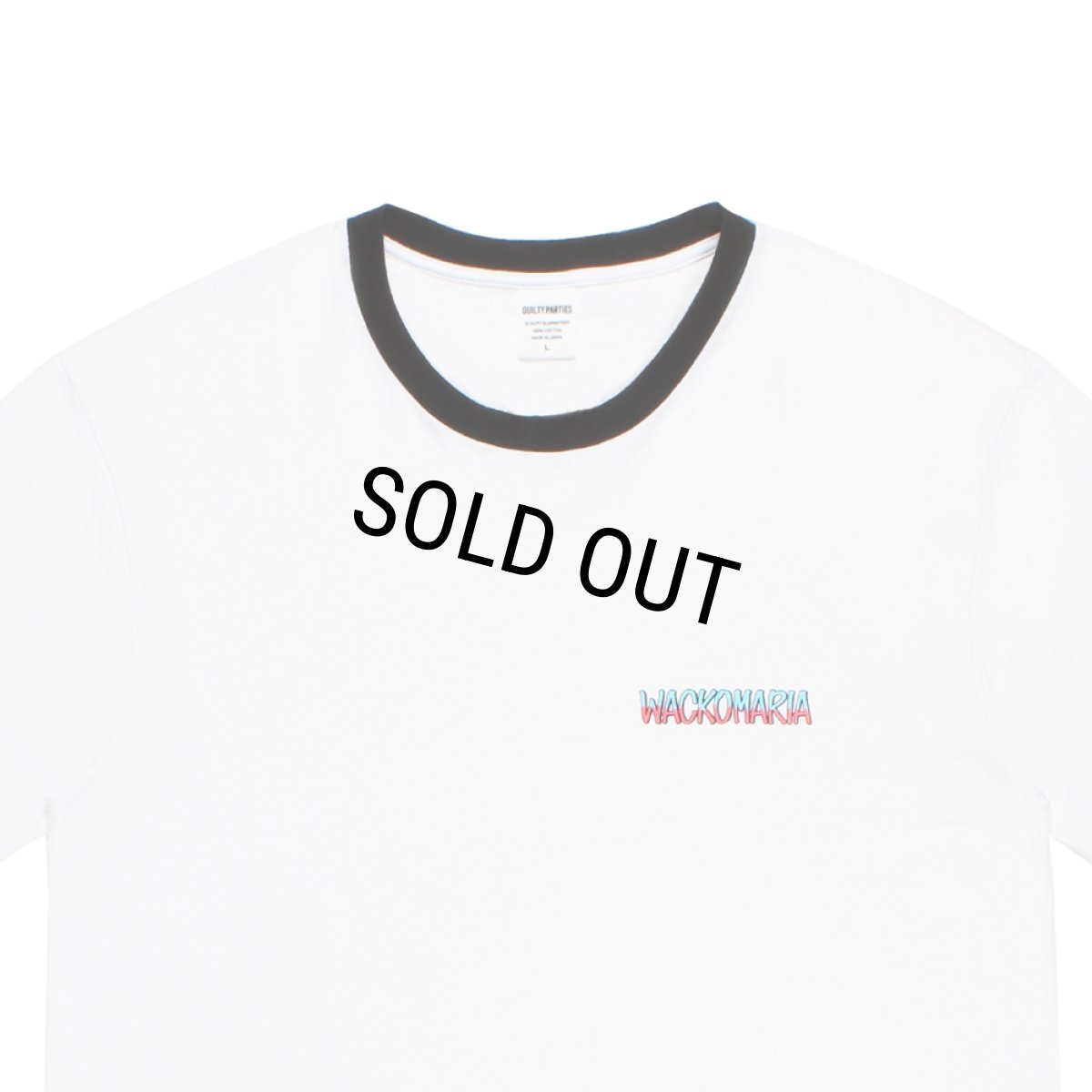 画像3: WACKO MARIA/RINGER T-SHIRT（WHITE/BLACK）［リンガーT-26春夏］ (3)